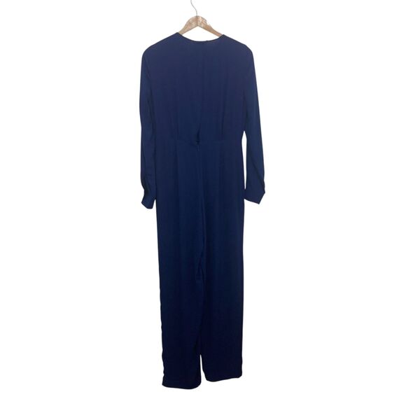 BCBGMAXAZRIA Marcee Royal Blue Wide-Leg Jumpsuit 6 - Picture 4 of 16